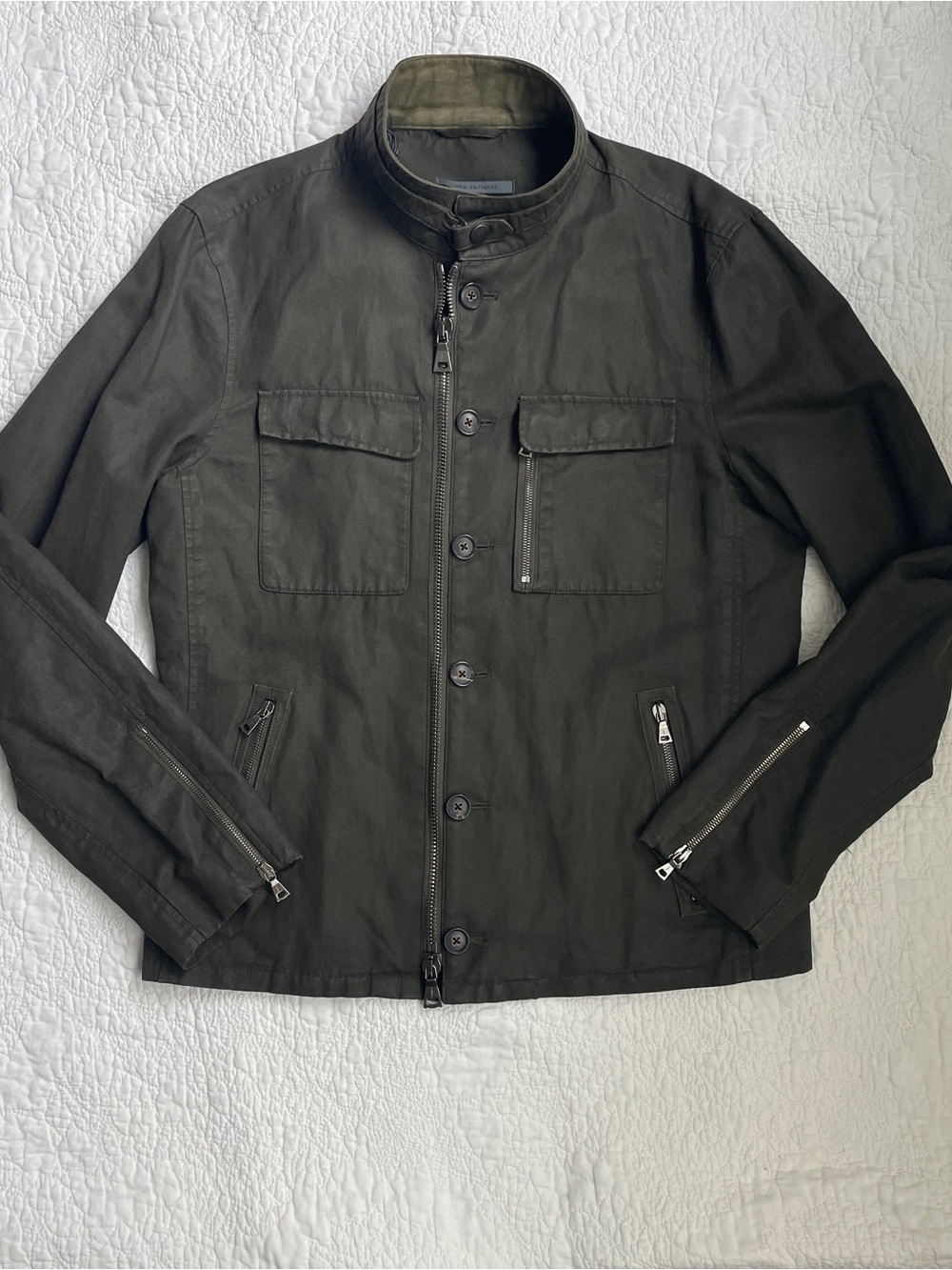 Men's Dark Olive John Varvatos Field Jacket